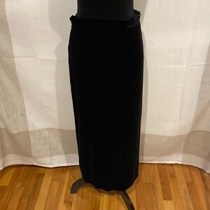 Eileen Fisher Long Velvet Wrap Skirt